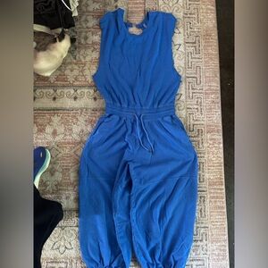 FP Movement by Free People Cream Jumpsuit